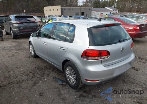 2012 Volkswagen Golf 2.5L 4-Door from USA, damaged, VIN WVWDB7AJ4CW285489